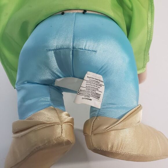 Disney Snow White and the Seven Dwarfs Dopey Plush Doll 12" Satin Clothes - Picture 7 of 8